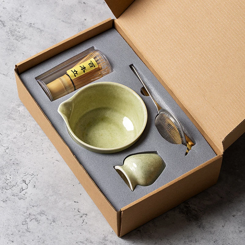 Matcha Bowl Chawan - Japanese Matcha Blender Ceremony 6pcs Set