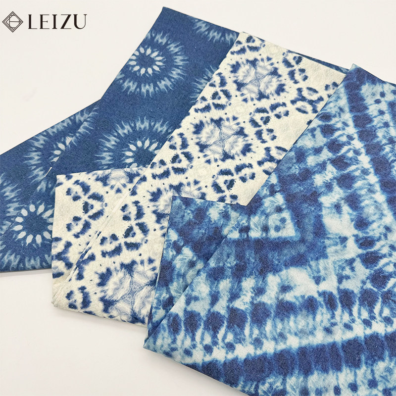 Indigo Dye Kit - Tie-Dye Printed Fabric Indigo Encrypted Cotton