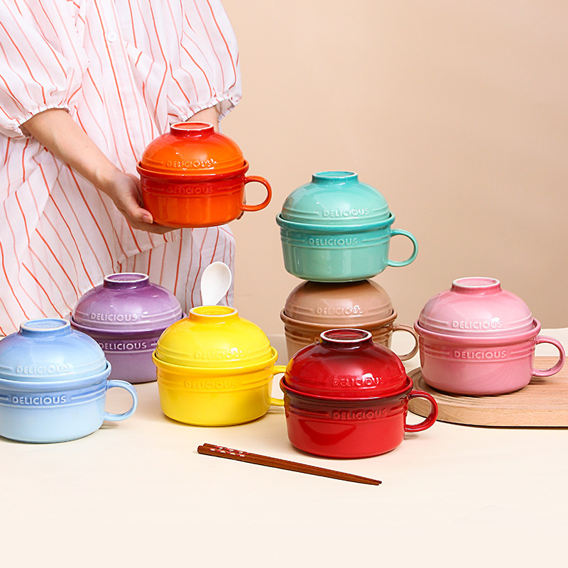 Rainbow Instant Noodle Bowl Cu - Matcha Bowl Chawan บทวิจารณ์และราคา