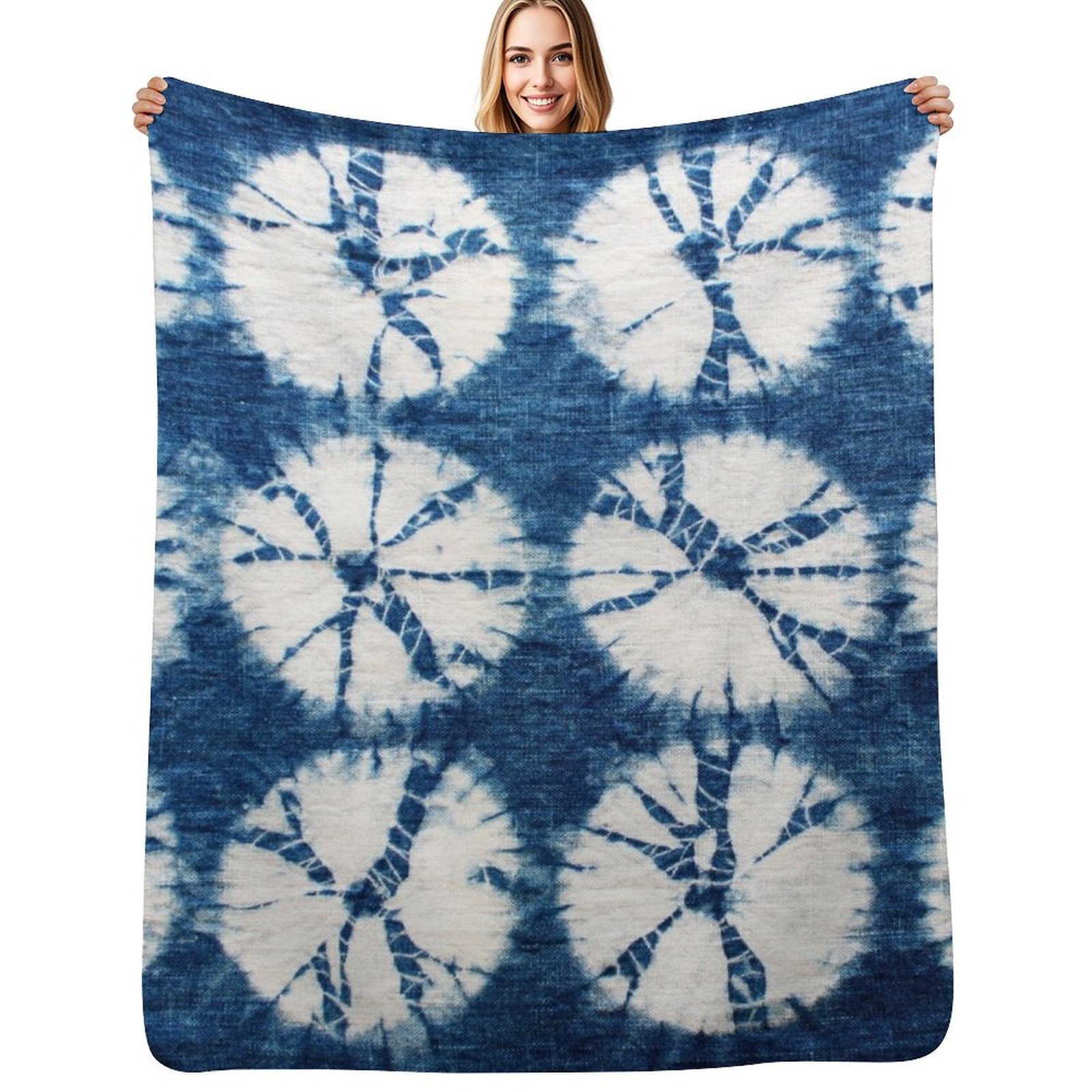 Shibori Circles, Indigo, Tie D - Shibori Tie Dye บทวิจารณ์และราคา