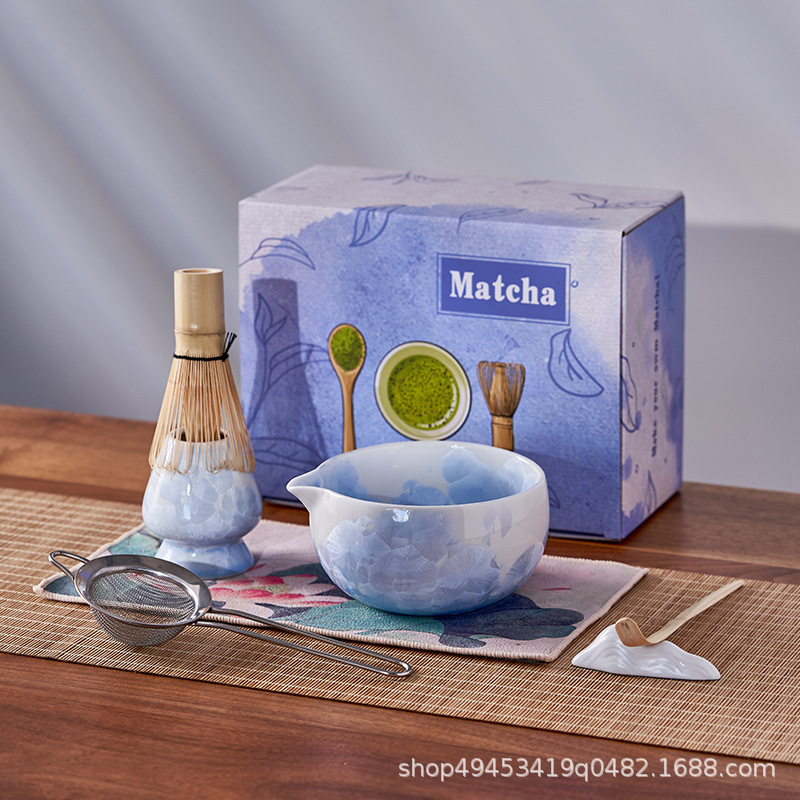 7PCS New Japanese Style Matcha - Matcha Bowl Chawan บทวิจารณ์และราคา