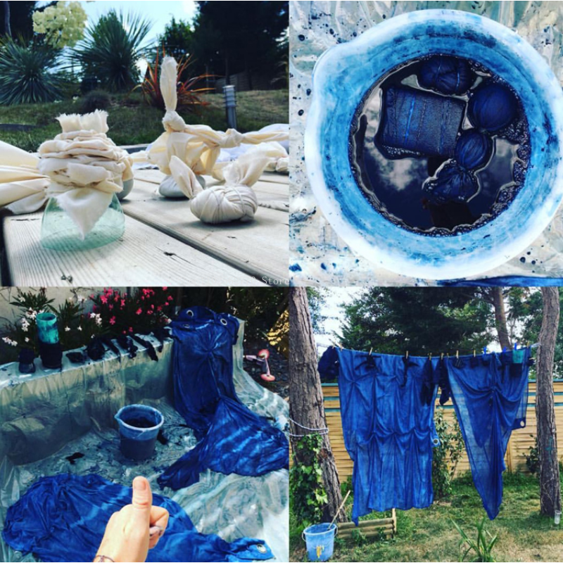 100g/200g No-cook Indigo Dark  - Indigo Dye Kit บทวิจารณ์และราคา