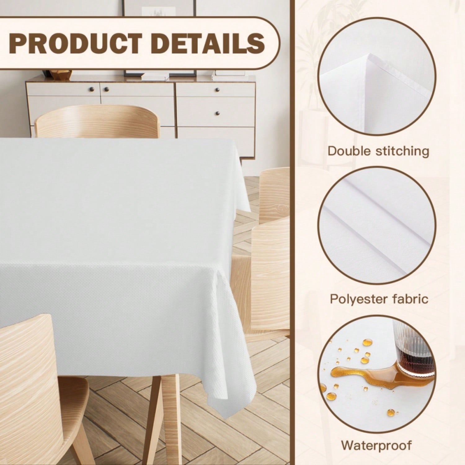 Shibori Circles Tablecloth Des - Shibori Tie Dye บทวิจารณ์และราคา