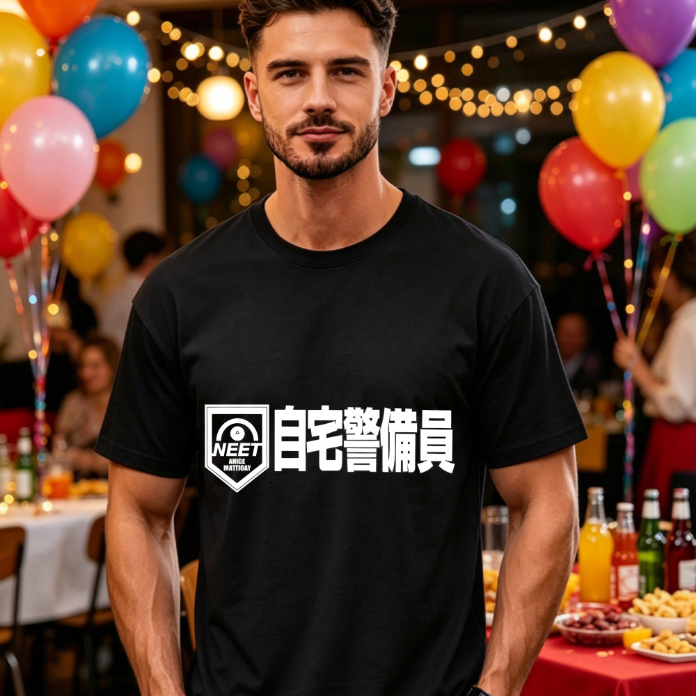 Men's Funny NEET Lifestyle Tee - Japanese Lifestyle Clothing บทวิจารณ์และราคา