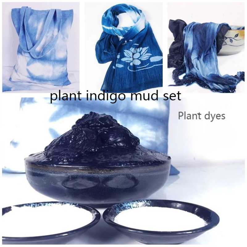 Indigo Mud Tie-dyeing Dye Set/ - Indigo Dye Kit บทวิจารณ์และราคา