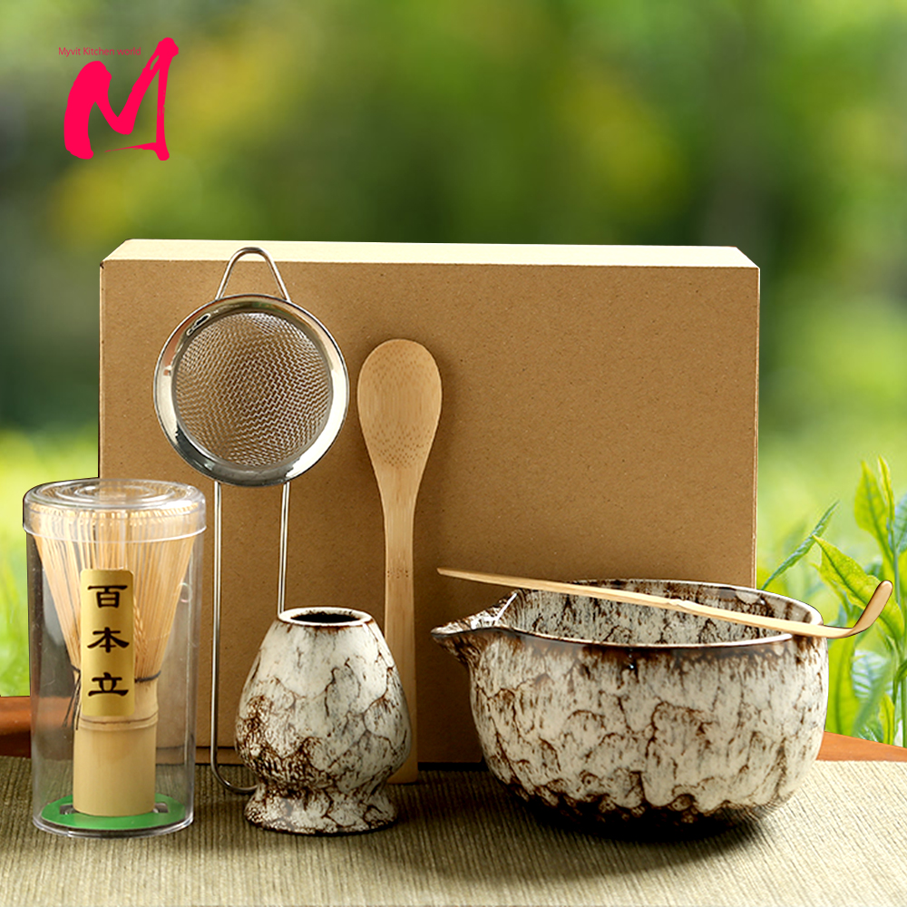 6PCS Japanese Matcha Tea Set S - Matcha Bowl Chawan บทวิจารณ์และราคา