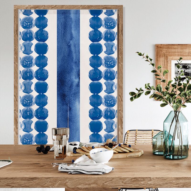Indigo Japanese Door Curtain S - Shibori Tie Dye บทวิจารณ์และราคา