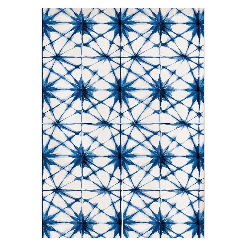Indigo Japanese Door Curtain S - Shibori Tie Dye บทวิจารณ์และราคา