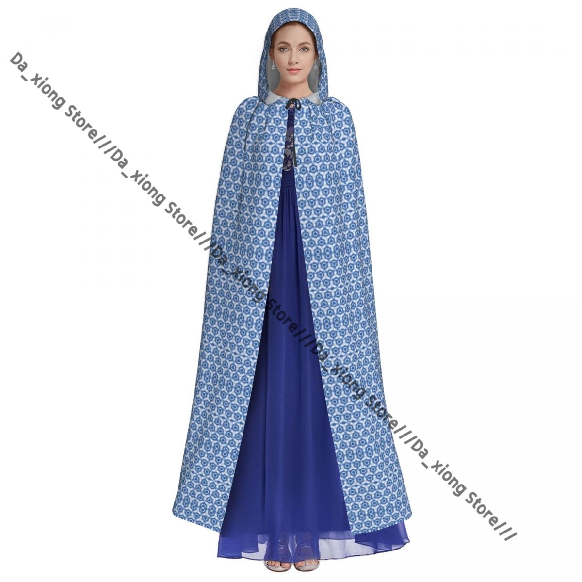 Unisex Halloween Cloak Blurry  - Shibori Tie Dye บทวิจารณ์และราคา